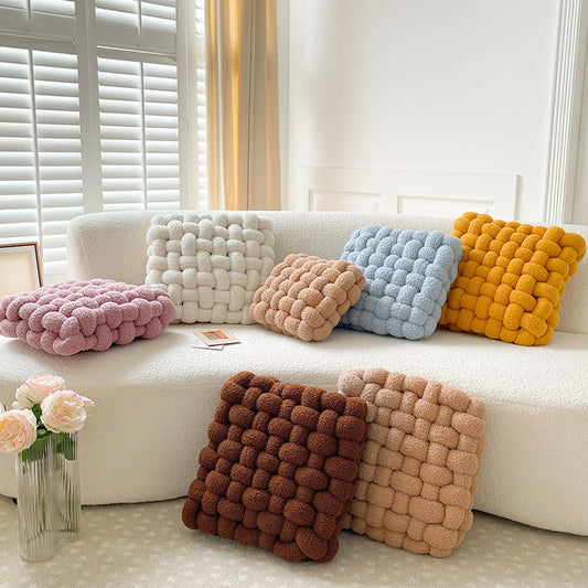 "Decorative Lumbar Support Pillow for Sofa – Perfect Blend of Comfort and Style"